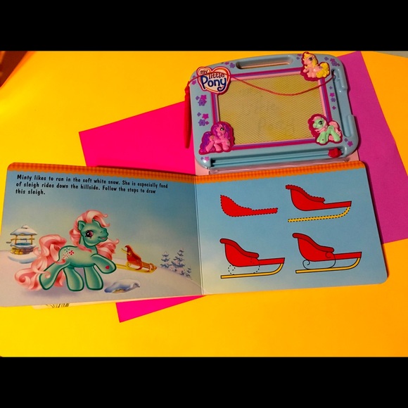 MY LITTLE PONY Draw With Ponies NWT Book & PAD - Picture 8 of 16
